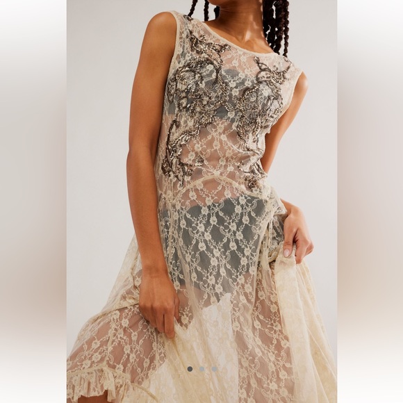 Free People Intimately by Free People Moon Child Maxi Slip - Picture 4 of 17